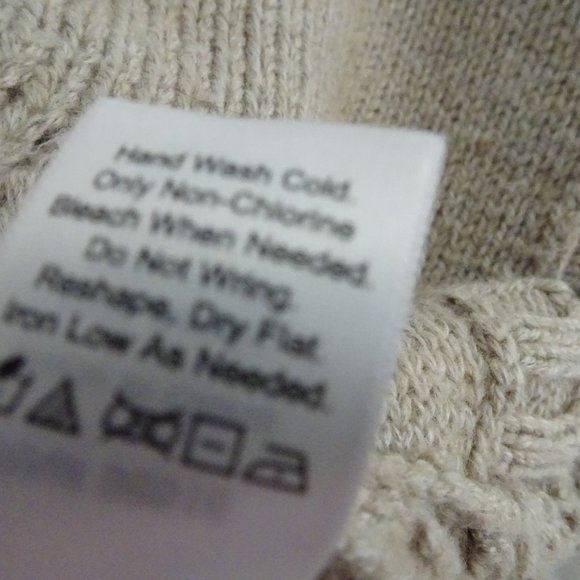 Coldwater Creek Size L 14-16 Tan Bolero/Cardigan/Sweater/Shrug/Jacket - Picture 9 of 9